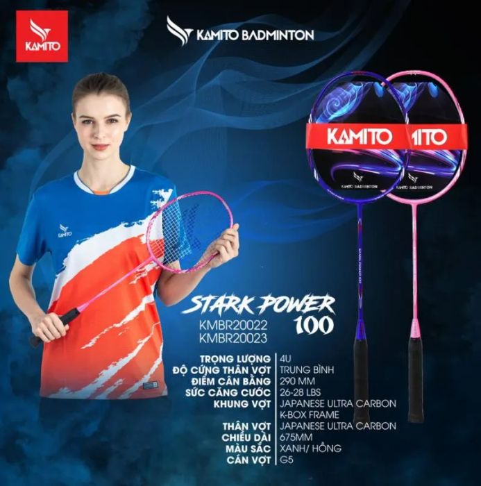 Bộ sưu tập vợt cao cấp tại Kamito Sport