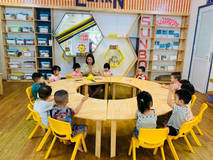 Hình ảnh không gian học tập hiện đại tại Trường Mầm Non Lê Quý Đôn