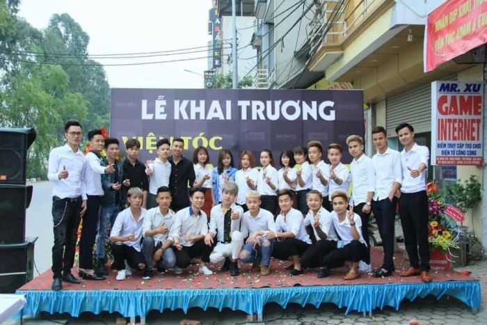 Hình ảnh không gian đào tạo chuyên nghiệp tại Viện Tóc Cường Anh
