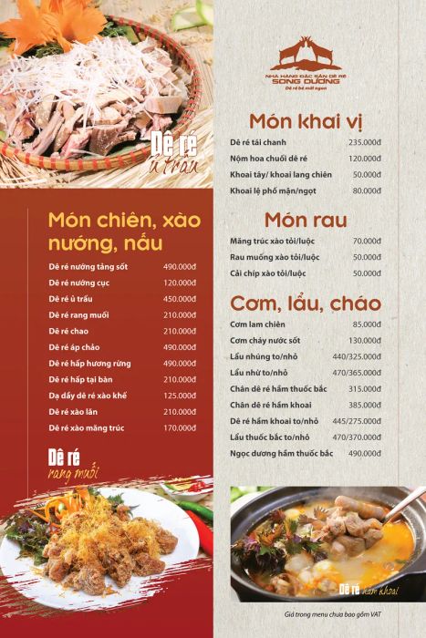 Đa dạng các món ngon từ thịt dê đặc sản
