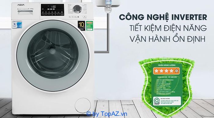 Máy giặt Aqua Inverter AQD-D850E W là sự kết hợp hoàn hảo giữa chất lượng cao và giá thành phải chăng, đáp ứng nhu cầu của những người tìm kiếm sự tiện nghi và hiệu quả.