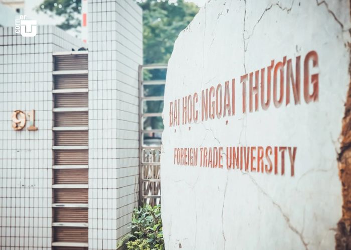 Ảnh trường Đại học Ngoại thương (FTU) – Điểm đến của tài năng trẻ