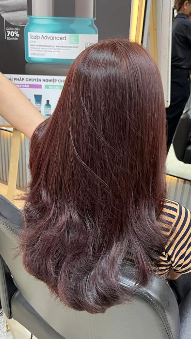 Hình ảnh tác phẩm nhuộm tóc nghệ thuật tại Sơn Hair Salon