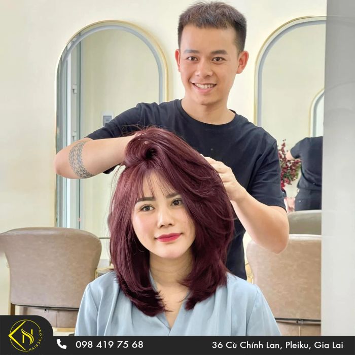 Không gian trẻ trung tại SaLon Kiều Nguyễn