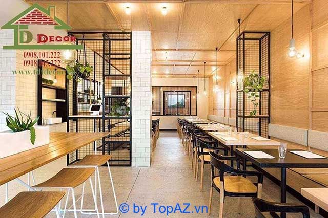 Đối tác thiết kế - thi công quán cafe chuyên nghiệp tại TP.HCM