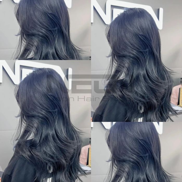 Tác phẩm nhuộm tóc nghệ thuật tại NEON Hair Salon
