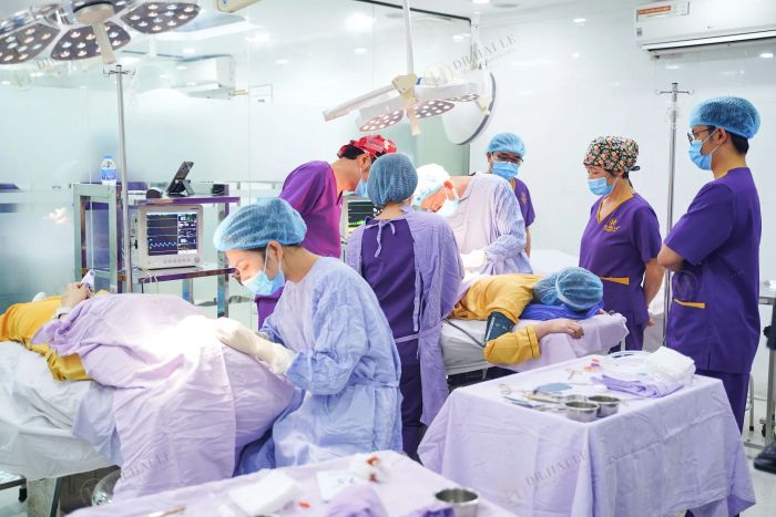 Hệ thống phòng phẫu thuật vô trùng tại Viện Thẩm Mỹ Dr.Hải Lê