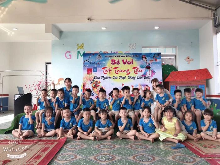 Không gian học tập đầy cảm hứng tại Mầm non Hoàng Gia