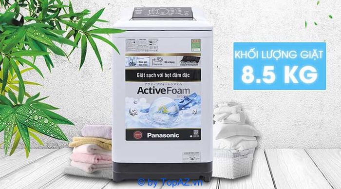 Máy giặt Panasonic NA-F85A4HRV - Sự Kết Hợp Giữa Thiết Kế Gọn Gàng và Hiệu Suất Tối Ưu