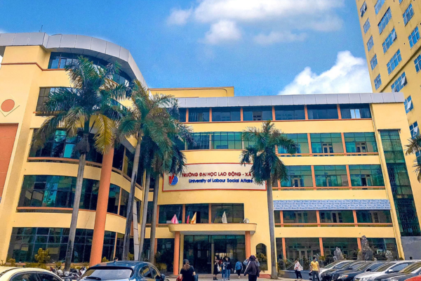 Toàn cảnh khuôn viên Đại học Lao động - Xã hội
