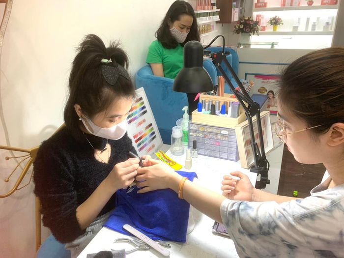 Navy Beauty & Spa - góc check-in sang trọng