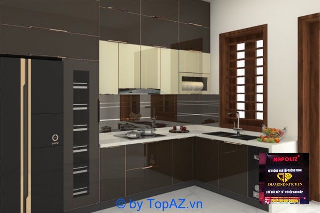 Địa chỉ vàng cung cấp tủ bếp inox cánh kính chất lượng cao với giá thành hợp lý tại Hải Phòng