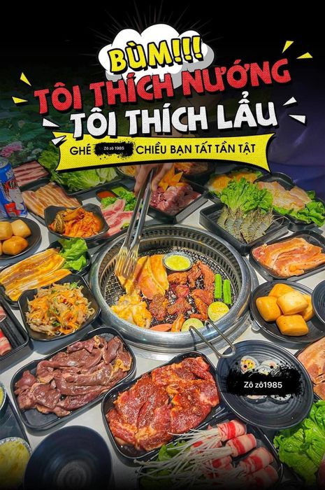 Không gian ấn tượng tại Zôzô 1985 - Lẩu Nướng Không Khói BBQ