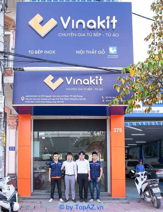 Vinakit tự hào là xưởng sản xuất tủ bếp inox cánh kính uy tín bậc nhất Hải Phòng - nơi hội tụ tinh hoa nghề tủ bếp