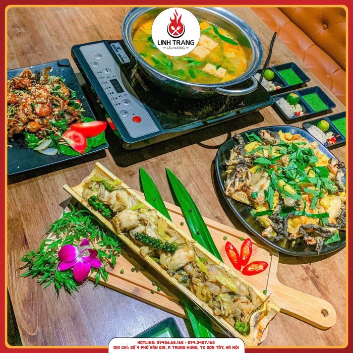 Không gian ấm cúng tại Lẩu Nướng Linh Trang