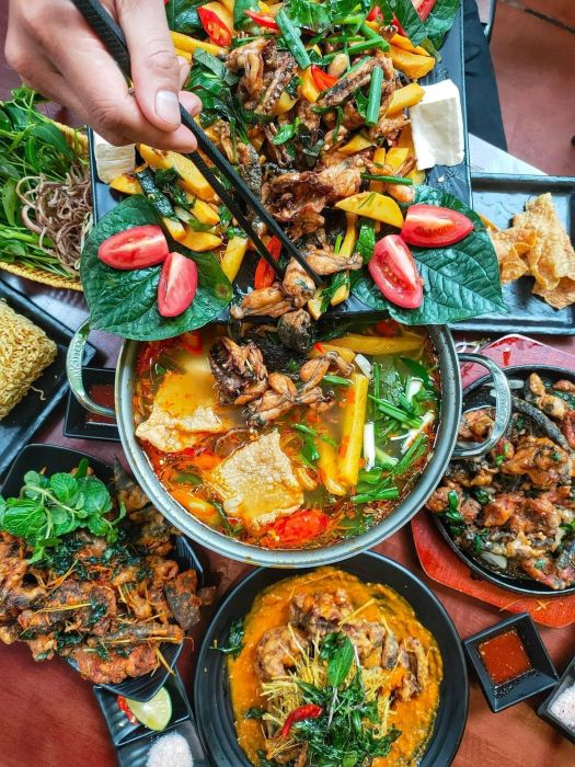 Set lẩu ếch thơm ngon, bắt mắt (Ảnh 1)