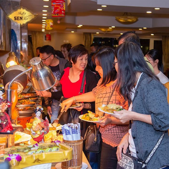 Buffet Sen Việt – Hình ảnh không gian ẩm thực tinh tế