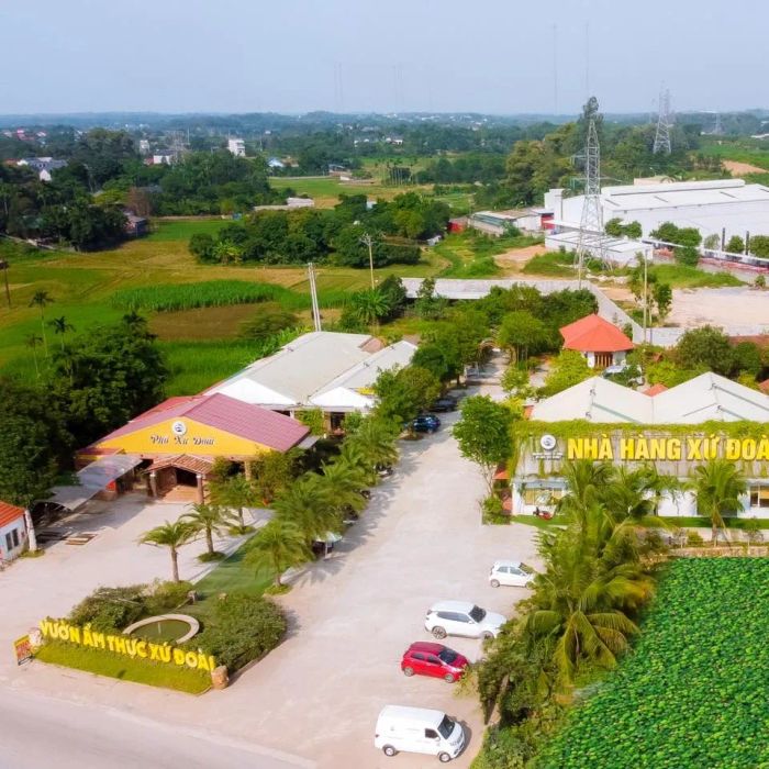 Không gian ẩm thực đậm chất Xứ Đoài