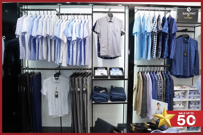 Khoảnh khắc tiếp theo tại showroom thời trang SANTINO