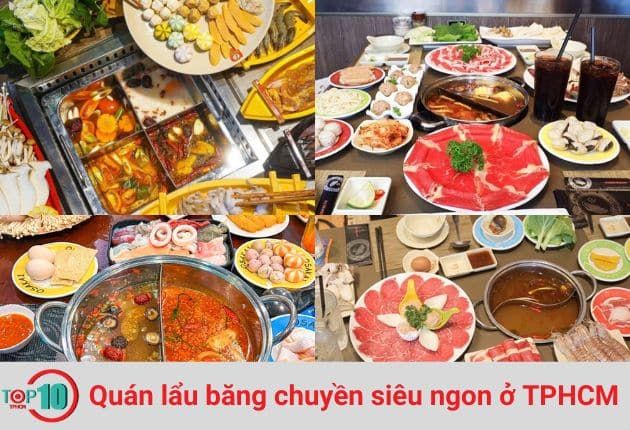 Những địa chỉ lẩu băng chuyền chất lượng tại TPHCM