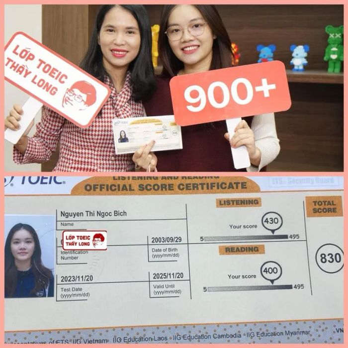 Hình ảnh lớp học TOEIC Thầy Long