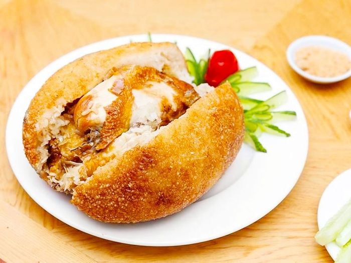 Gà nướng vàng ruộm hấp dẫn