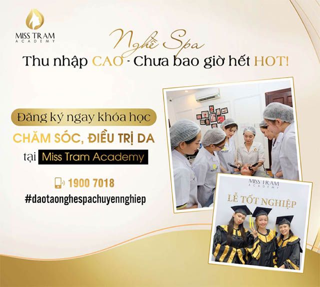 Miss Tram Academy – Trung tâm đào tạo nghề spa uy tín hàng đầu tại TPHCM.