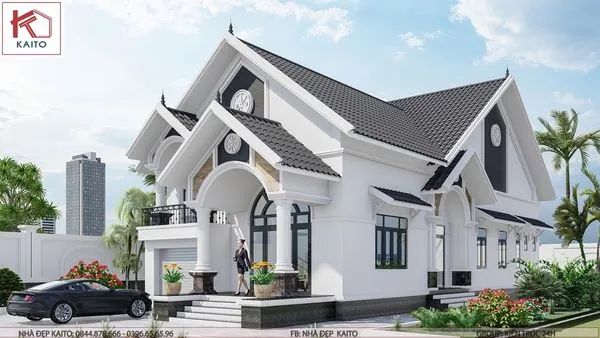 Hình ảnh thiết kế nhà phố đẹp của Kaito