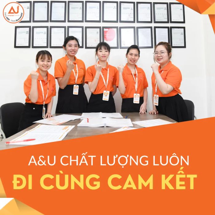 Không gian học tập hiện đại tại A&U Language Institute
