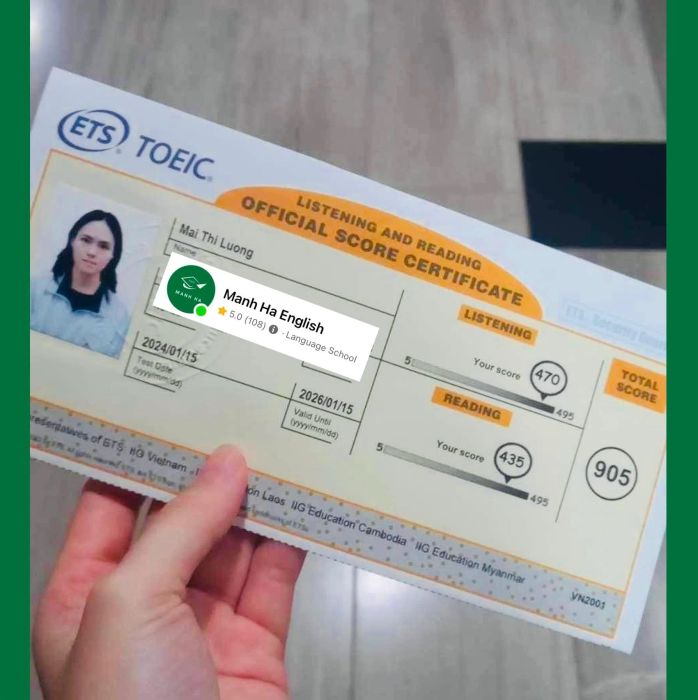 Hình ảnh lớp học TOEIC cùng Thầy Mạnh Hà