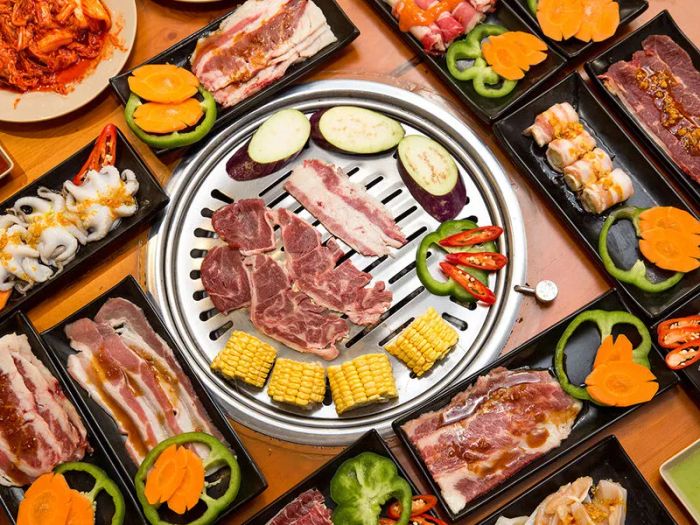 Set nướng cao cấp với nguyên liệu tươi ngon (Ảnh 1)