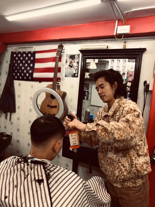 Phong cách thiết kế nội thất độc đáo tại Cheer Barber