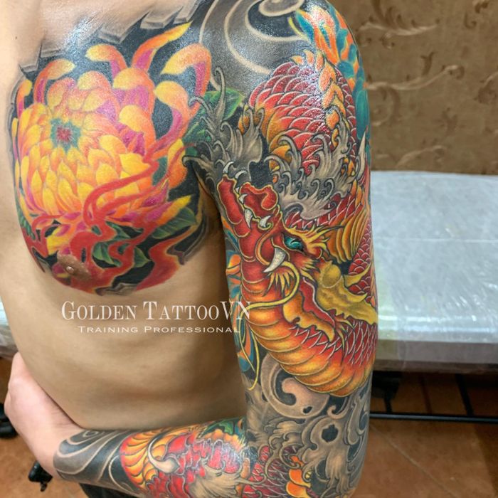 Không gian sáng tạo tại Golden Tattoo Studio
