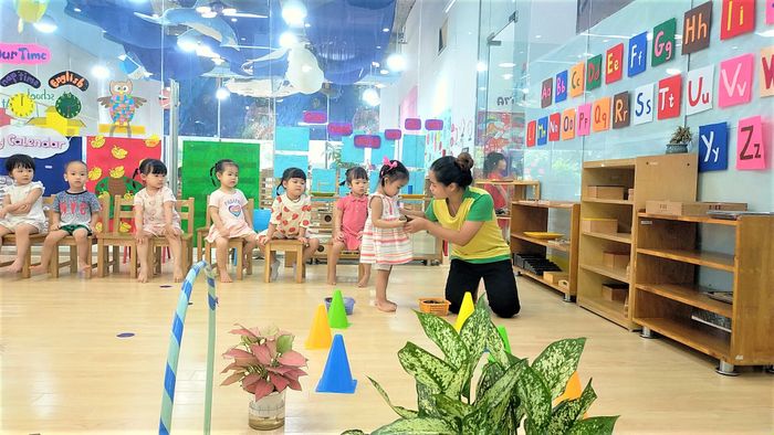 Góc vui chơi sáng tạo của các bé tại Sunrise Kidz