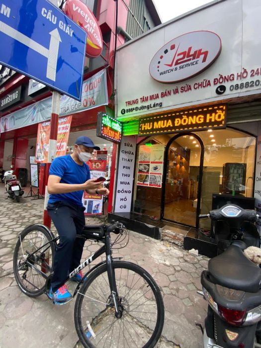 Không gian dịch vụ chuyên nghiệp tại 24h Watches Service
