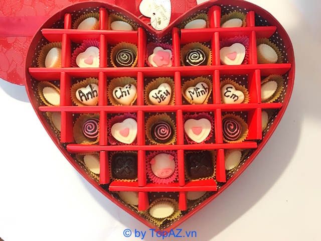 Các cửa hàng bán socola Valentine tại TPHCM
