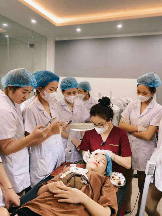 Không gian học tập và hệ thống phòng thực hành tiêu chuẩn tại WINGS Beauty & Academy