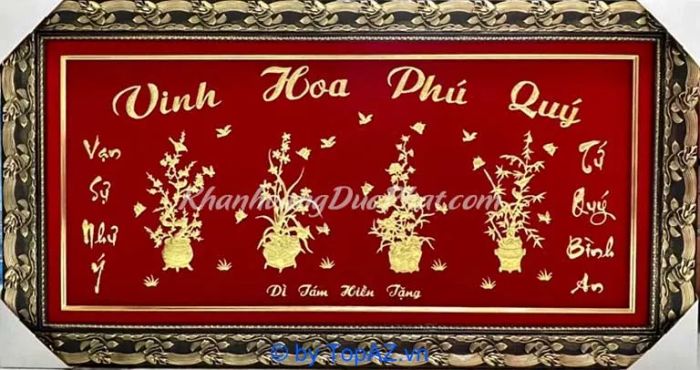 địa chỉ mua quà tặng tân gia dát vàng sang trọng tại Sài Gòn