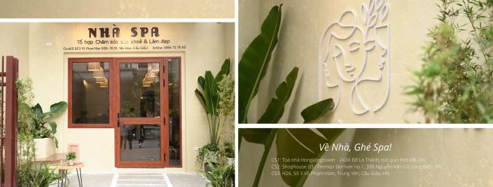 Không gian sang trọng tại Nhà Spa