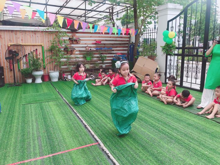 Góc ảnh đáng yêu tại ngôi trường Ý Việt Montessori