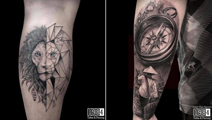 Tác phẩm nghệ thuật đa phong cách tại 1984 Tattoo Studio