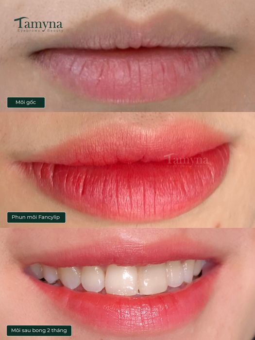 Hình ảnh kết quả phun xăm thực tế tại Tamyna Eyebrows Beauty