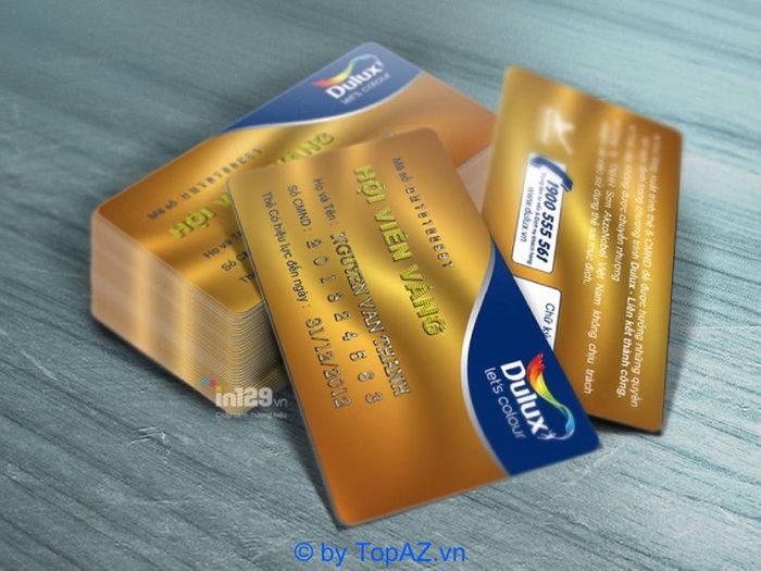 Dịch vụ in thẻ nhựa cao cấp tại Hà Nội