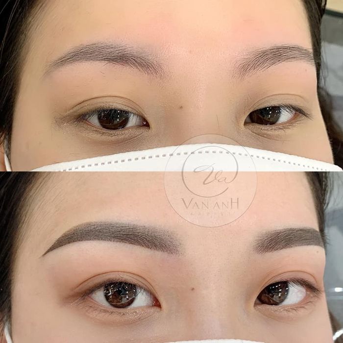 Hình ảnh thực tế về không gian sang trọng tại Vân Anh Artist Beauty