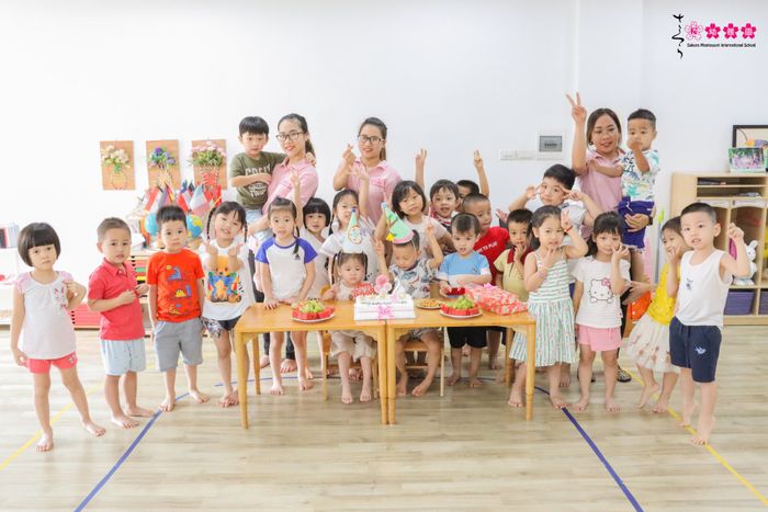 Hoạt động vui chơi sáng tạo tại Sakura Montessori