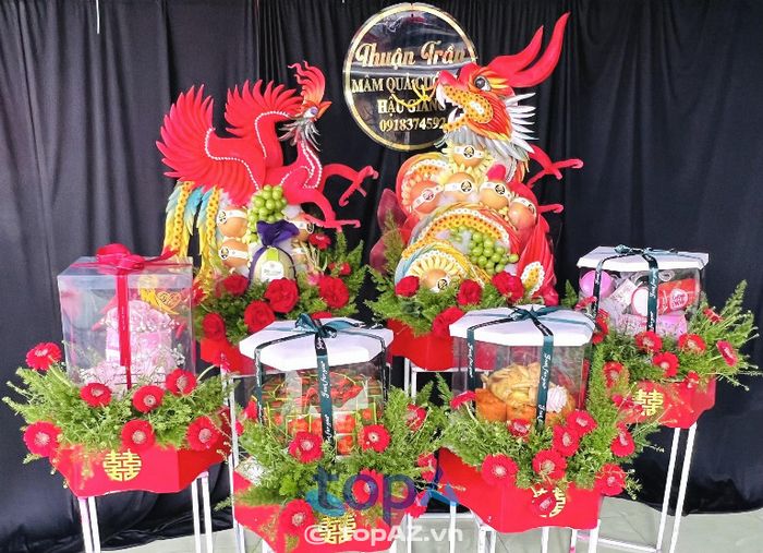 Mâm quả cưới hỏi Hậu Giang (Thuận Trần)
