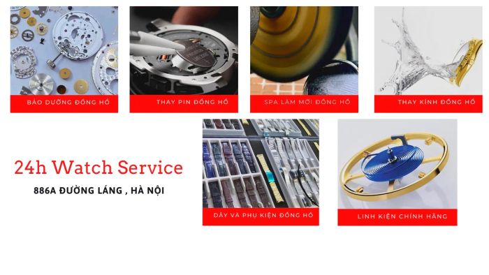 Hình ảnh quy trình sửa chữa chuyên nghiệp tại 24h Watches Service