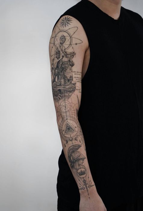 Tác phẩm nghệ thuật đặc sắc tại Silver Ant Tattoo