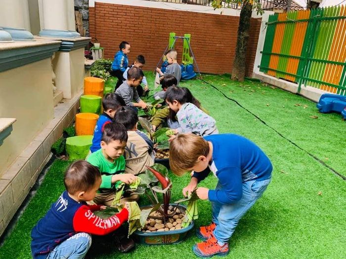 Hình ảnh không gian học tập lý tưởng tại Trường Mầm non Hanoi Osaki Montessori