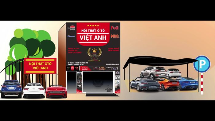 Không gian nội thất sang trọng tại Việt Anh Auto